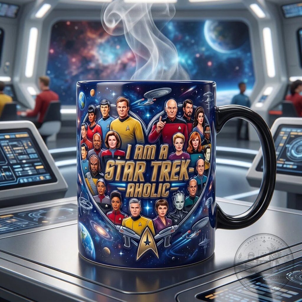 Star Trek Magic Mug - I Am A Star Trek-Aholic Coffee Cup Star Trek Magic Mug - I Am A Star Trek-Aholic Coffee Cup