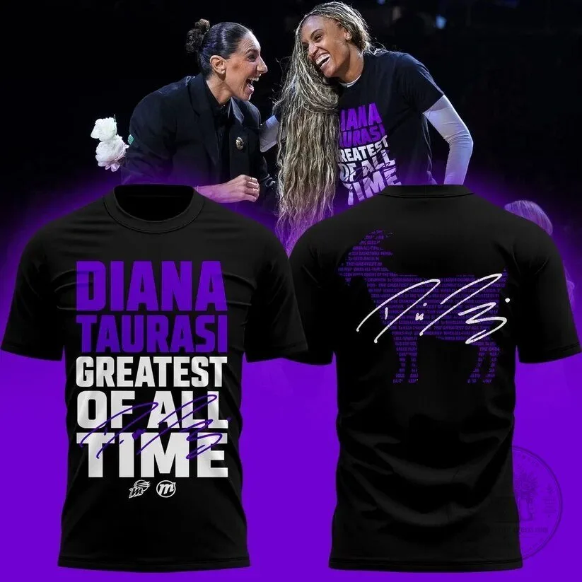 Phoenix Mercury Diana Taurasi Greatest Of All Time T-Shirt