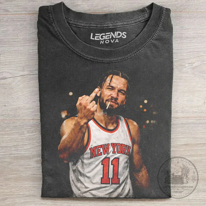 Jalen Brunson New York Basketball Player Graphic T-Shirt
