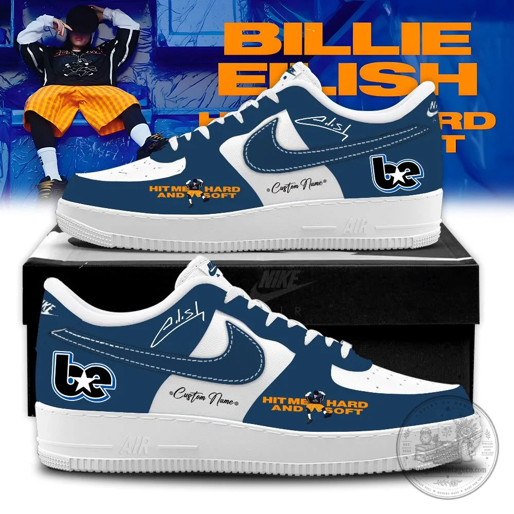 Custom Name Sneakers from Billie Eilish's Hit Me Hard and Soft The Tour