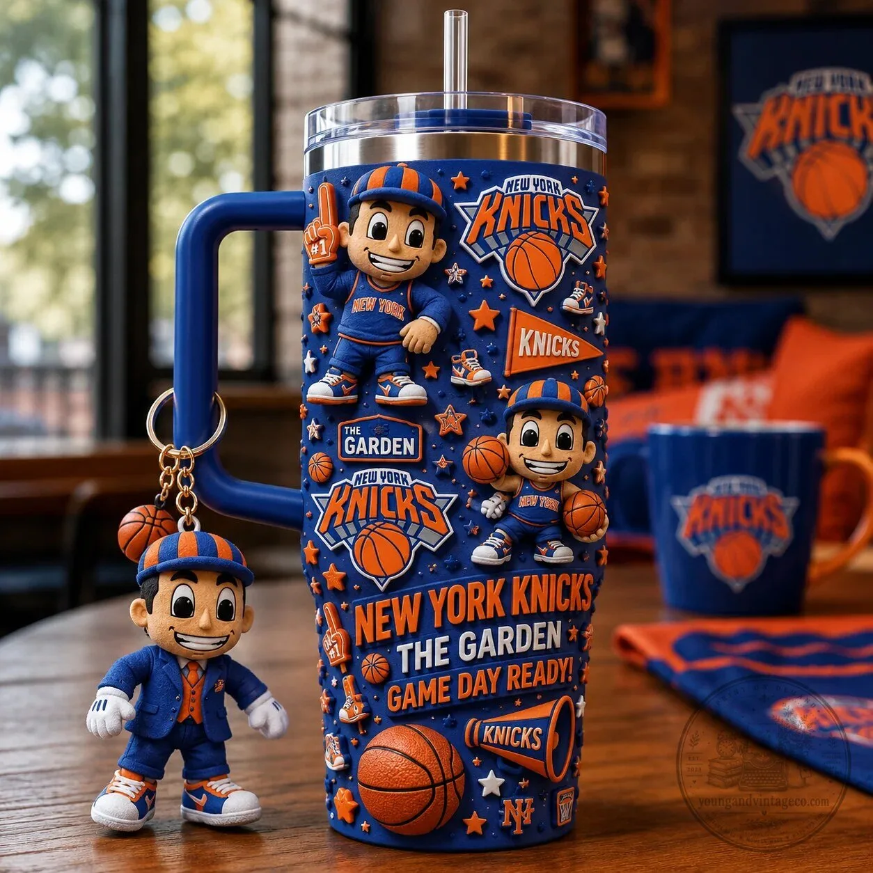 New York Knicks The Garden Game Day Ready 40oz Tumbler with Handle
