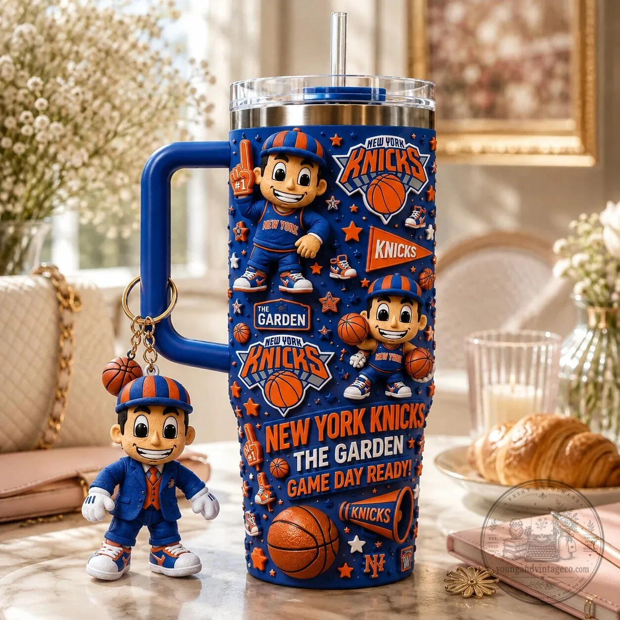New York Knicks The Garden Game Day Ready 40oz Tumbler with Handle 5 New York Knicks The Garden Game Day Ready 40oz Tumbler with Handle