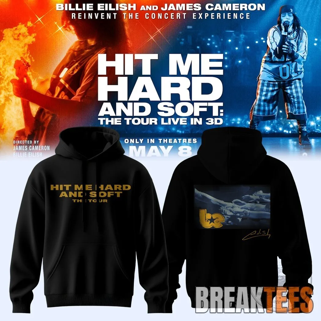 Billie Eilish Hit Me Hard and Soft The Tour Concert Black Hoodie