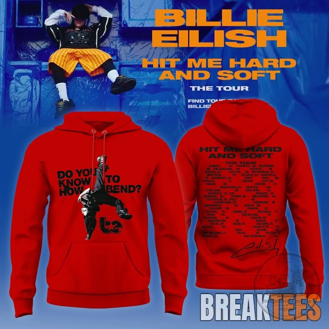 Billie Eilish Hit Me Hard and Soft The Tour Concert Black Hoodie 11 Billie Eilish Hit Me Hard and Soft The Tour Concert Black Hoodie