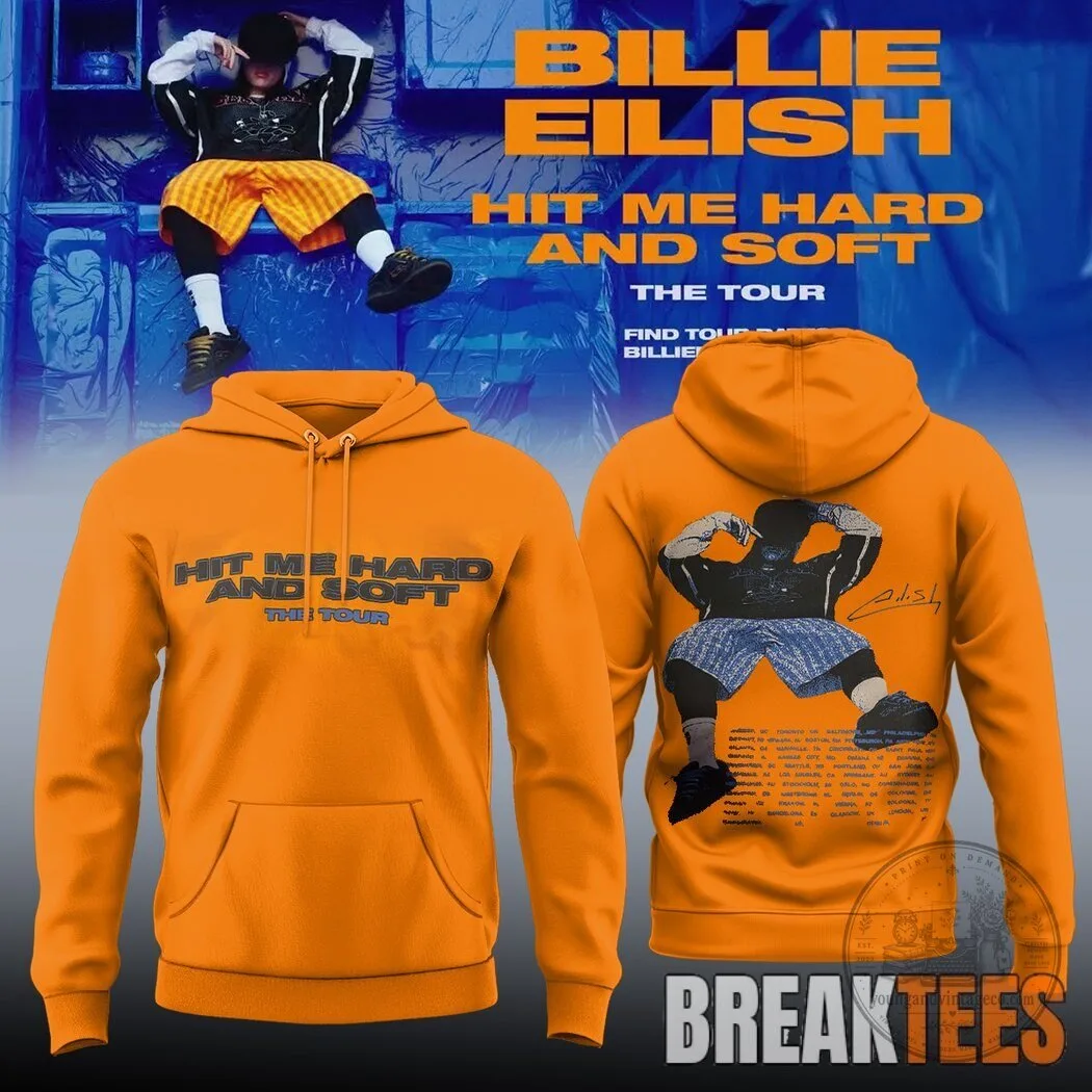 Billie Eilish Hit Me Hard and Soft The Tour Concert Black Hoodie 13 Billie Eilish Hit Me Hard and Soft The Tour Concert Black Hoodie