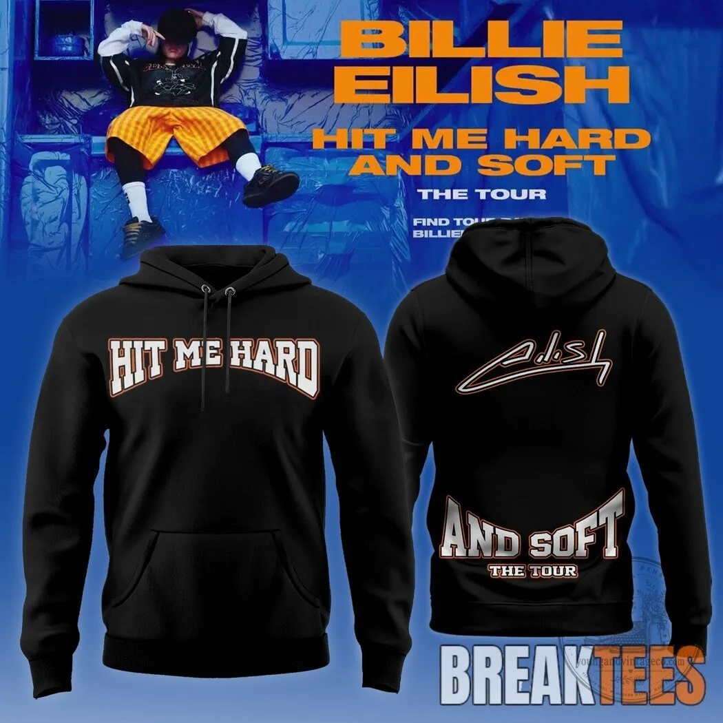 Billie Eilish Hit Me Hard and Soft The Tour Concert Black Hoodie 14 Billie Eilish Hit Me Hard and Soft The Tour Concert Black Hoodie