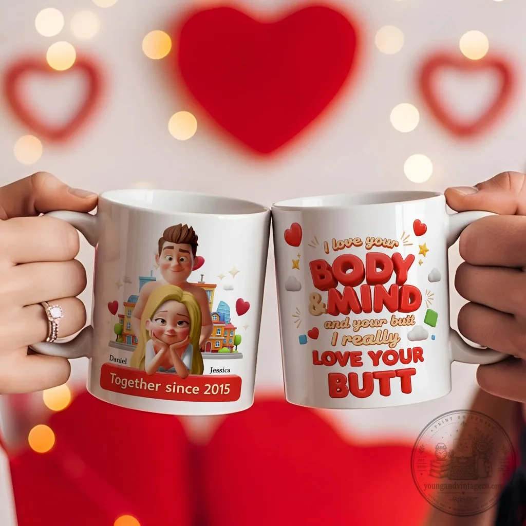 Personalized Couple Coffee Mug Set - Funny Anniversary Gift for Boyfriend and Girlfriend 18 Personalized Couple Coffee Mug Set - Funny Anniversary Gift for Boyfriend and Girlfriend