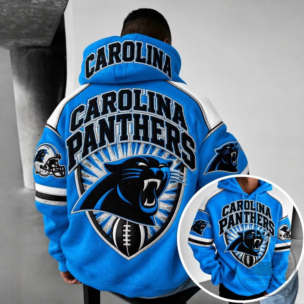 NFL Team Logo Hoodie featuring the Carolina Panthers NFL Team Logo Hoodie featuring the Carolina Panthers