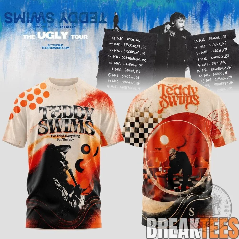 Teddy Swims The Ugly Tour I've Tried Everything But Therapy T-Shirt