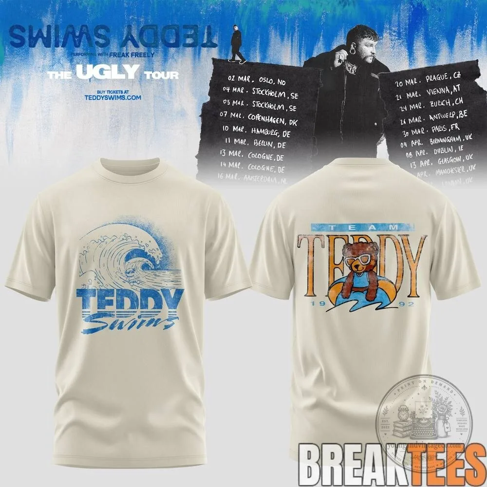 Teddy Swims The Ugly Tour I've Tried Everything But Therapy T-Shirt 6 Teddy Swims The Ugly Tour I