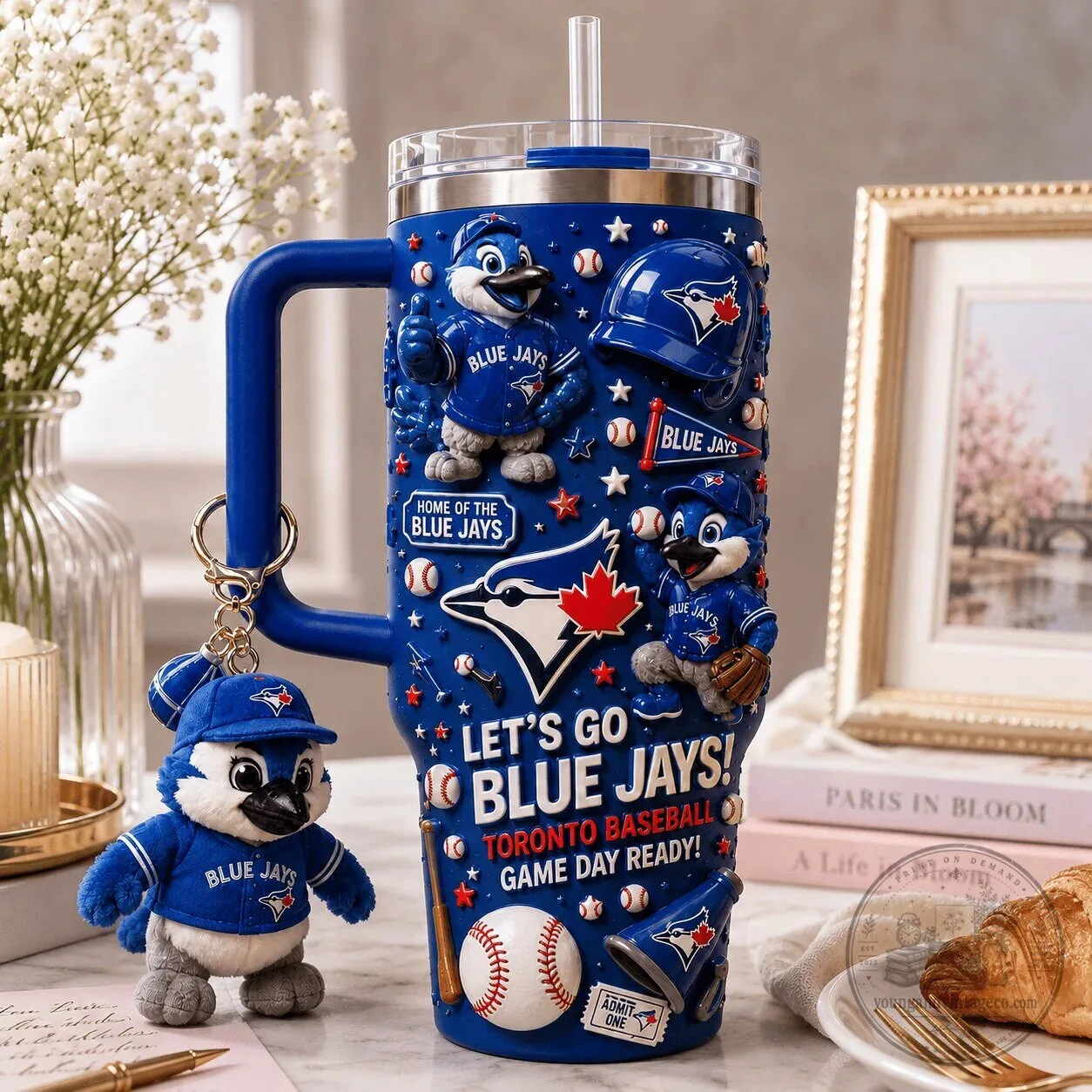 Toronto Blue Jays Baseball Game Day Ready Insulated Tumbler with Handle 5 Toronto Blue Jays Baseball Game Day Ready Insulated Tumbler with Handle