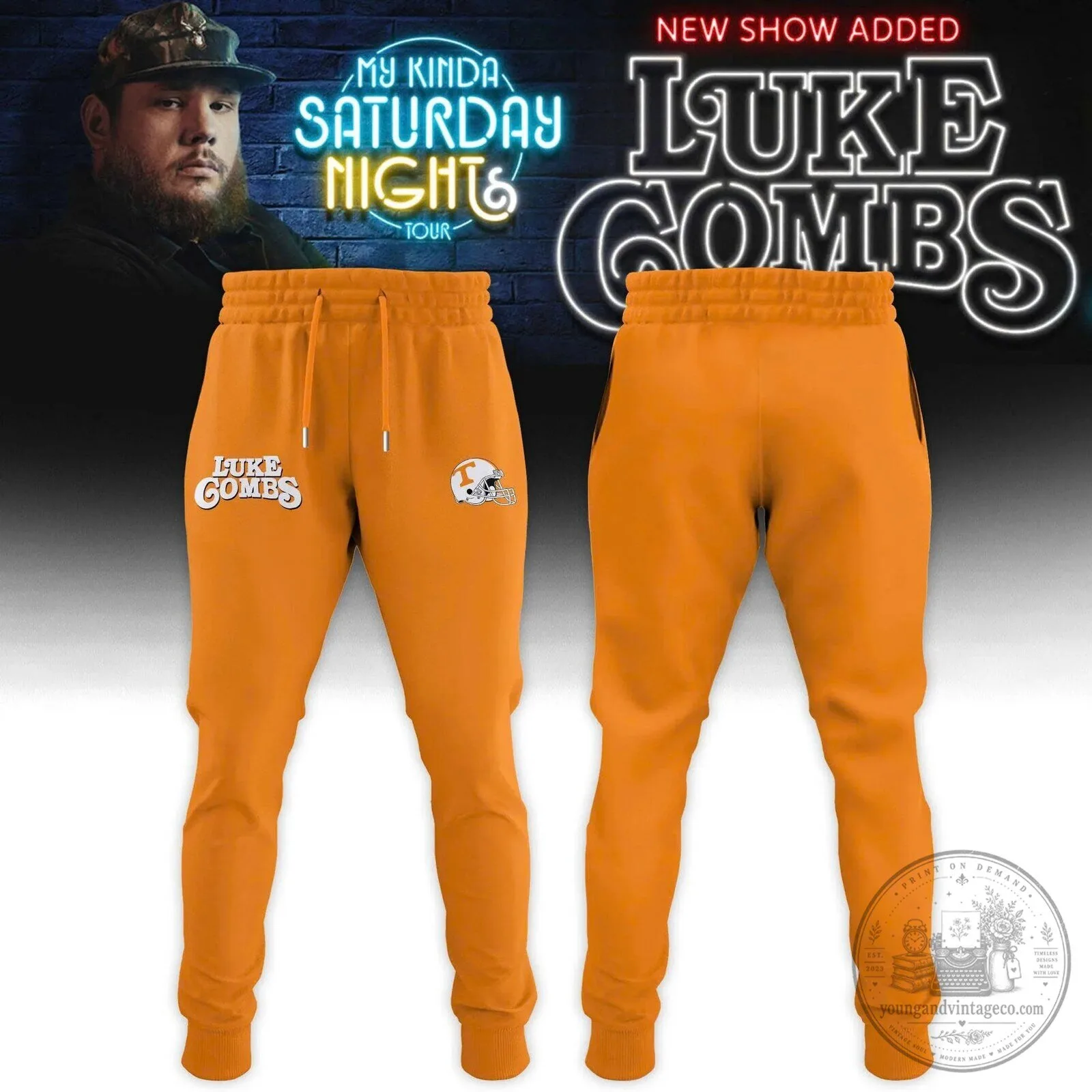 My Kinda Saturday Night Tour T-Shirt at Neyland Stadium by Luke Combs 5 My Kinda Saturday Night Tour T-Shirt at Neyland Stadium by Luke Combs