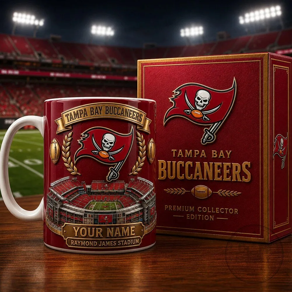 Tampa Bay Buccaneers Raymond James Stadium Football Team Ceramic Mug