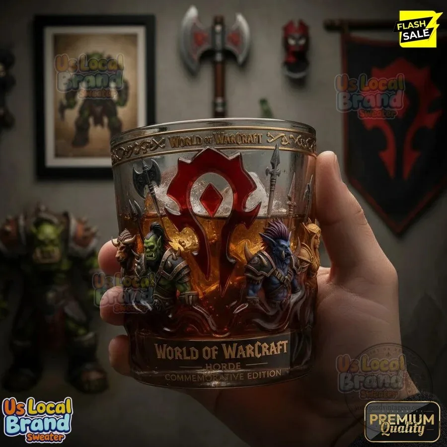 World of Warcraft Horde Commemorative Edition Drinking Glass