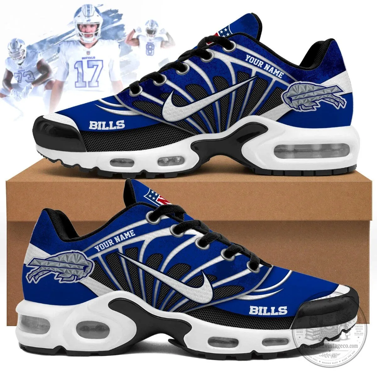 Buffalo Bills NFL Football Team Personalized Air Max Shoes