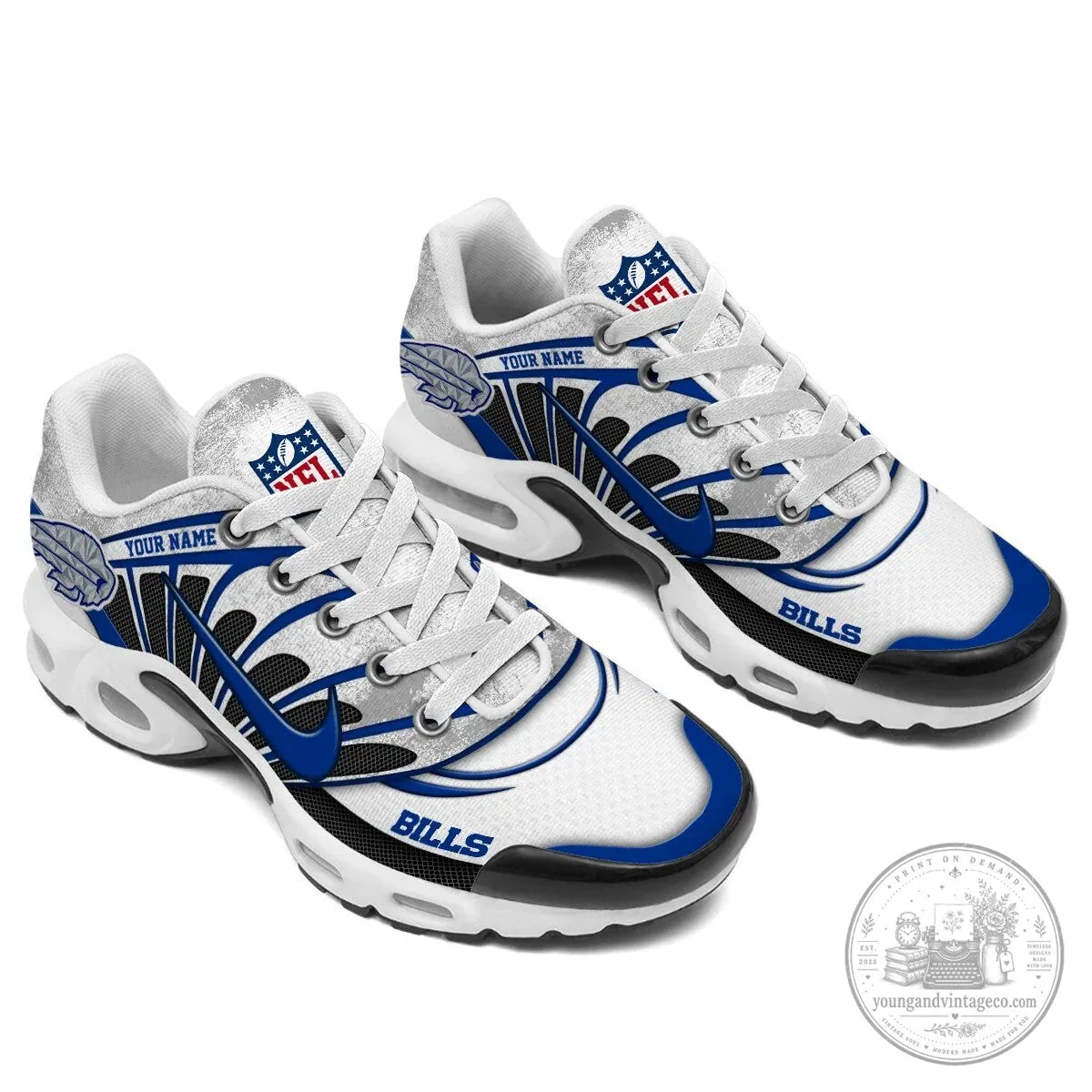 Buffalo Bills NFL Football Team Personalized Air Max Shoes 6 Buffalo Bills NFL Football Team Personalized Air Max Shoes