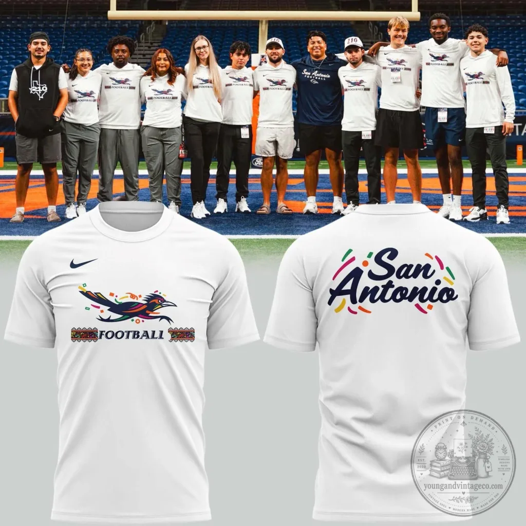 UTSA Roadrunners Hispanic Heritage Football White T-Shirt UTSA Roadrunners Hispanic Heritage Football White T-Shirt