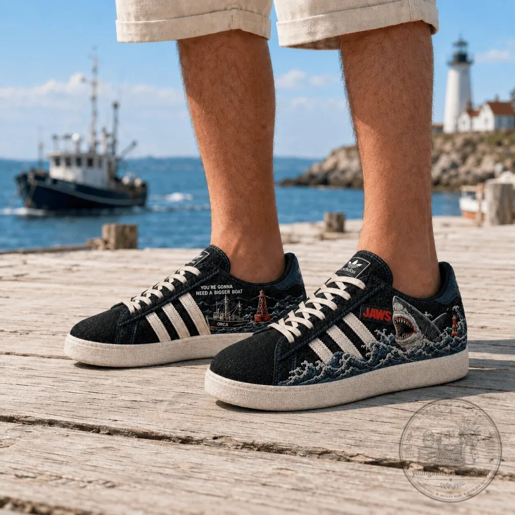 Jaws Movie You're Gonna Need a Bigger Boat Ocean Waves Casual Shoes Jaws Movie You're Gonna Need a Bigger Boat Ocean Waves Casual Shoes