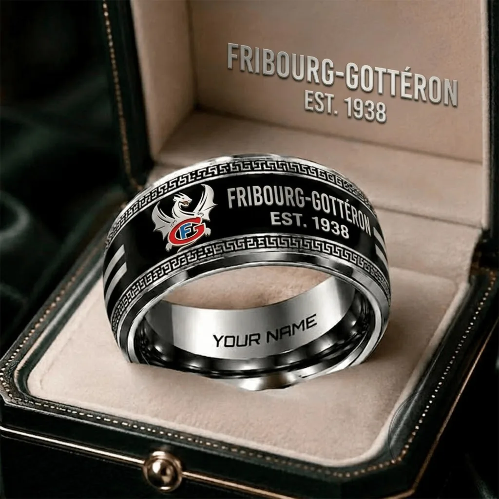 Fribourg-Gottéron National League Team Commemorative Ring Fribourg-Gottéron National League Team Commemorative Ring