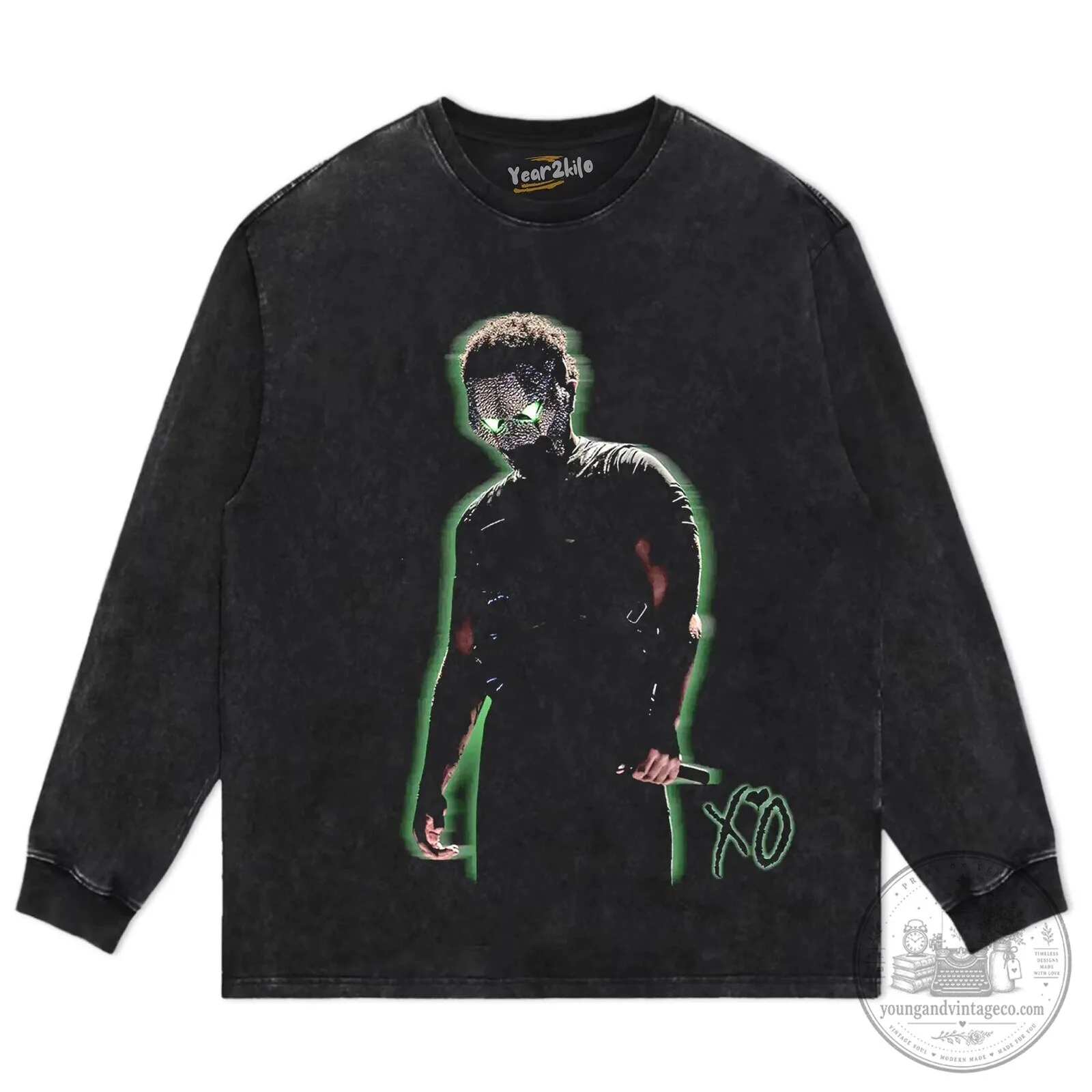 Black T-Shirt from The Weeknd's After Hours Til Dawn Tour Concert 14 Black T-Shirt from The Weeknd