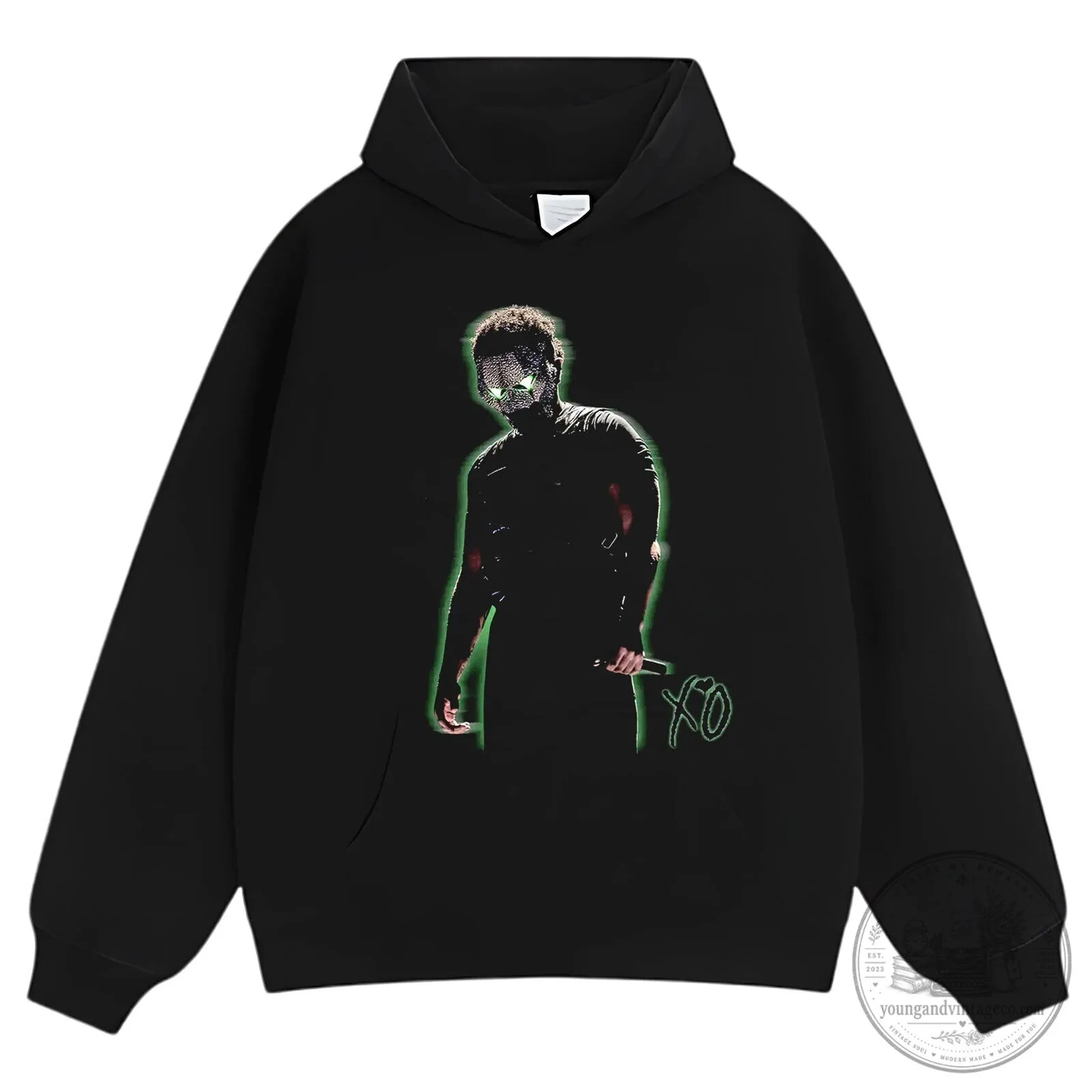 Black T-Shirt from The Weeknd's After Hours Til Dawn Tour Concert 15 Black T-Shirt from The Weeknd