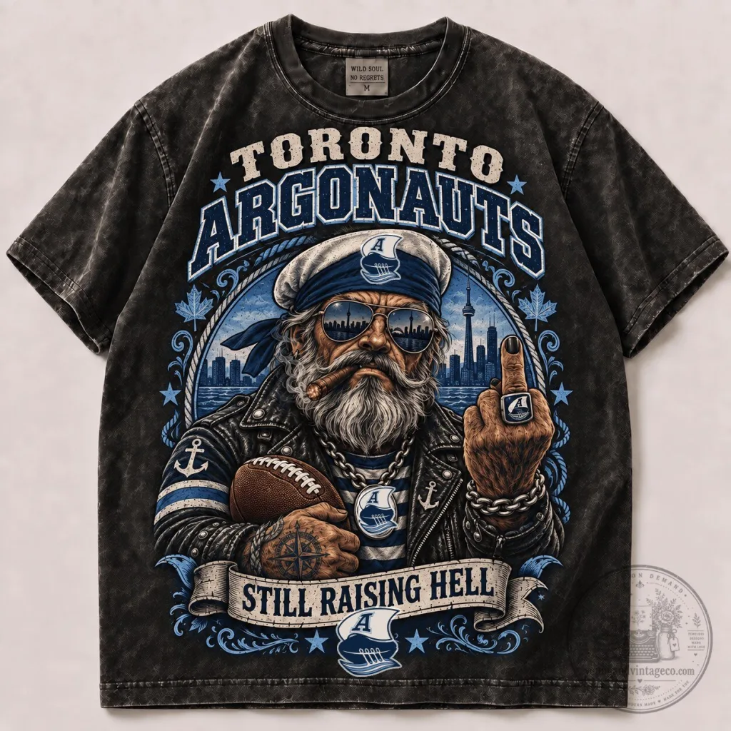 Toronto Argonauts Football Fan Vintage Style T-Shirt Toronto Argonauts Football Fan Vintage Style T-Shirt