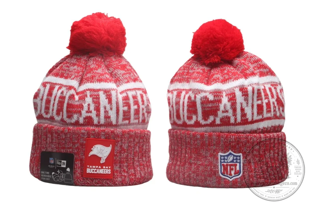 Tampa Bay Buccaneers Red Knit Pom Beanie Hat Tampa Bay Buccaneers Red Knit Pom Beanie Hat