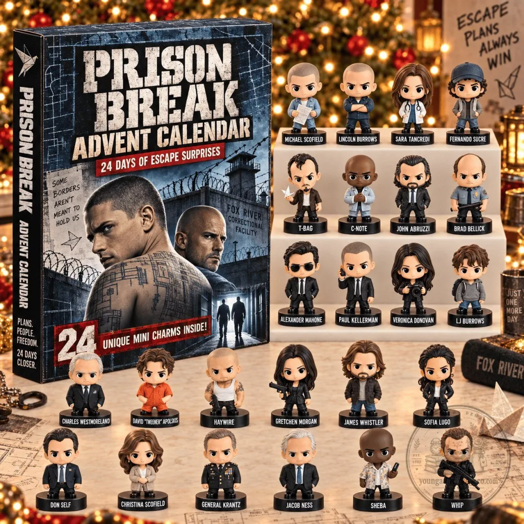 Prison Break Advent Calendar with 24 Unique Mini Charms 7 Prison Break Advent Calendar with 24 Unique Mini Charms