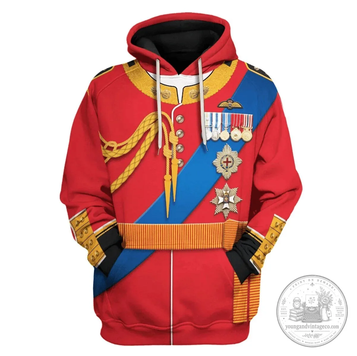 Prince Andrew Royal Military Uniform Costume Hoodie 13 Prince Andrew Royal Military Uniform Costume Hoodie