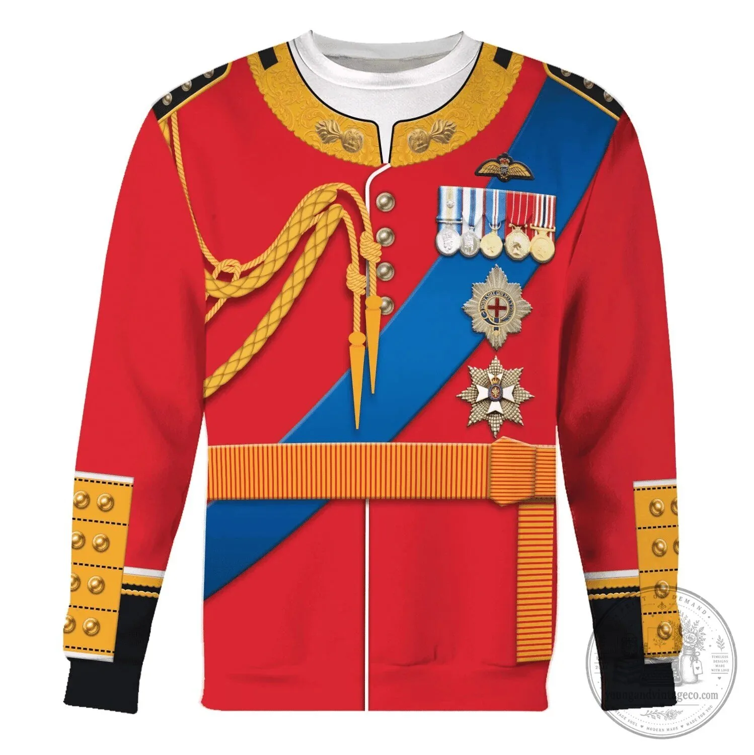 Prince Andrew Royal Military Uniform Costume Hoodie 14 Prince Andrew Royal Military Uniform Costume Hoodie