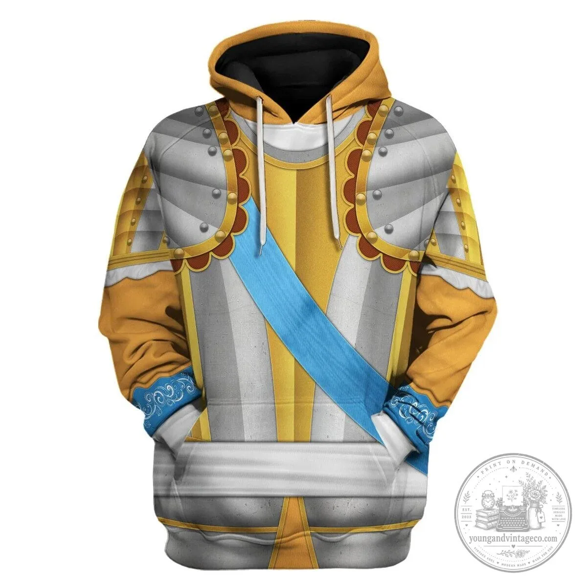 Louis XV of France and Navarre Costume All Over Print Hoodie and Pants Set 13 Louis XV of France and Navarre Costume All Over Print Hoodie and Pants Set