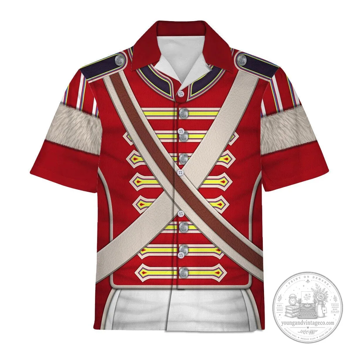 Royal Welch Fusiliers 1802-1812 Grenadier Company Uniform Hoodie 21 Royal Welch Fusiliers 1802-1812 Grenadier Company Uniform Hoodie