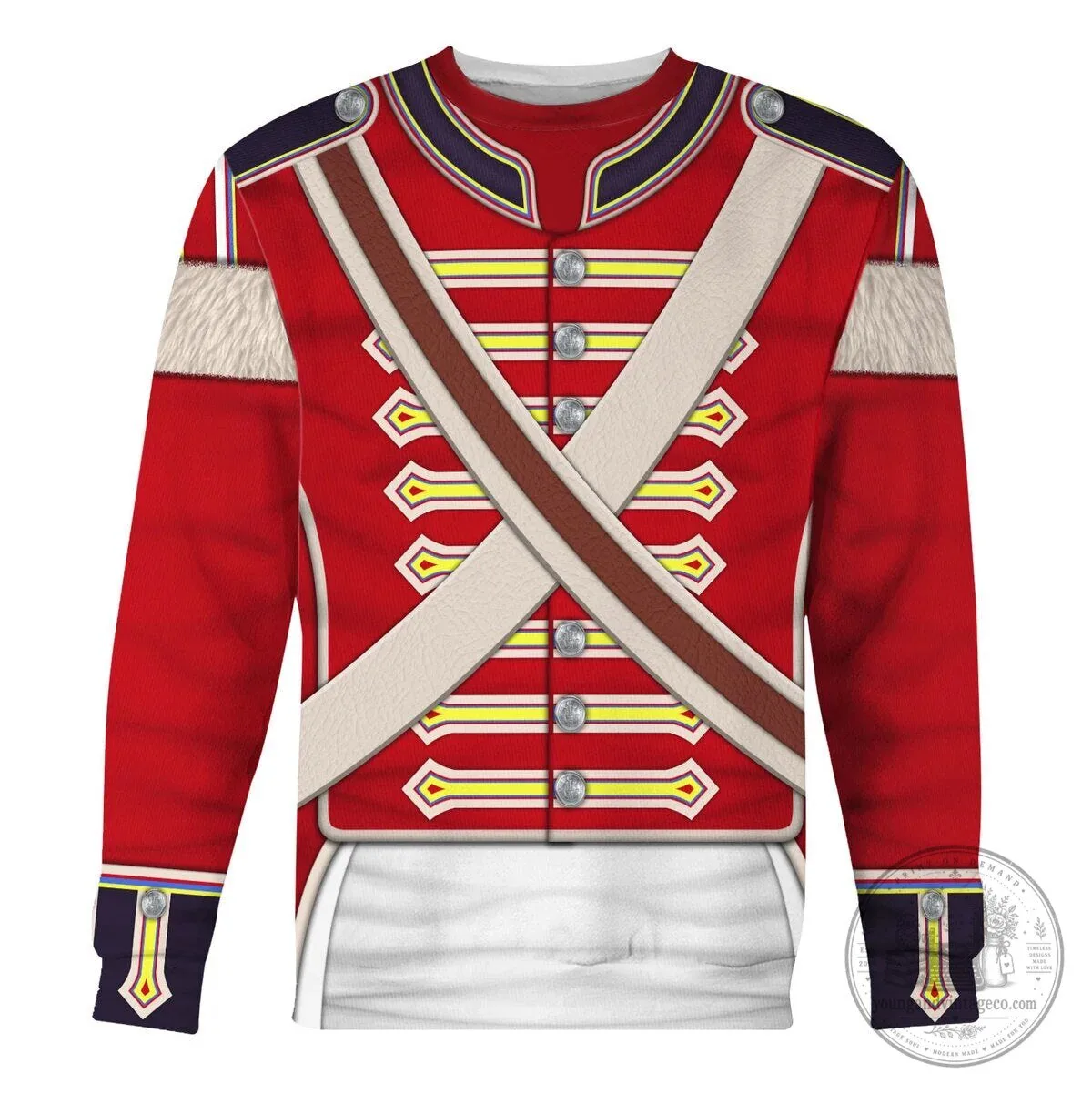 Royal Welch Fusiliers 1802-1812 Grenadier Company Uniform Hoodie 22 Royal Welch Fusiliers 1802-1812 Grenadier Company Uniform Hoodie