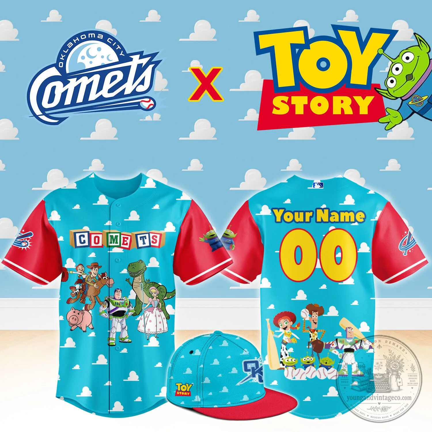 __Comets Toy Story Night Limited Custom Jersey 1 __Comets Toy Story Night Limited Custom Jersey