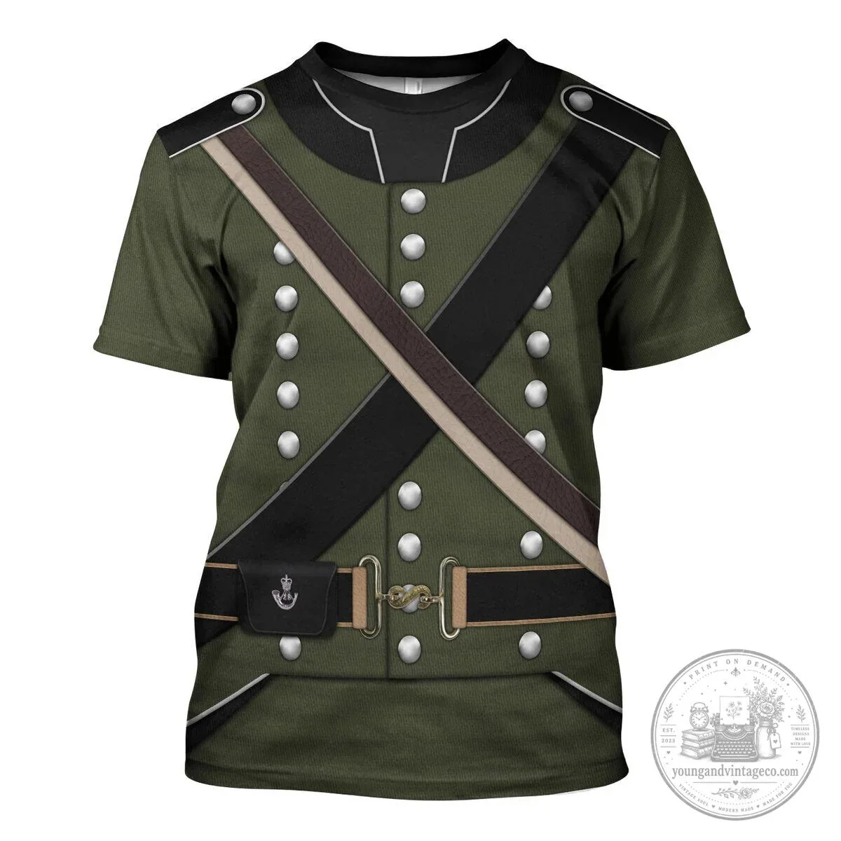 95th Rifle Regiment Rifleman 1806-1815 Uniform Historical Cosplay Hoodie 20 95th Rifle Regiment Rifleman 1806-1815 Uniform Historical Cosplay Hoodie