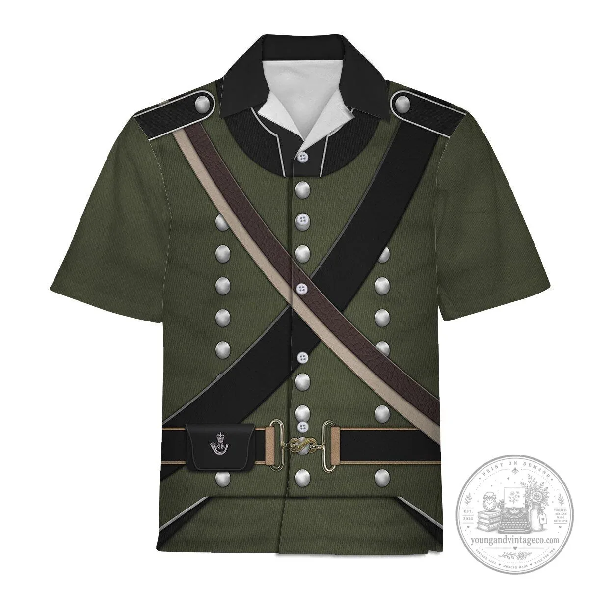 95th Rifle Regiment Rifleman 1806-1815 Uniform Historical Cosplay Hoodie 21 95th Rifle Regiment Rifleman 1806-1815 Uniform Historical Cosplay Hoodie