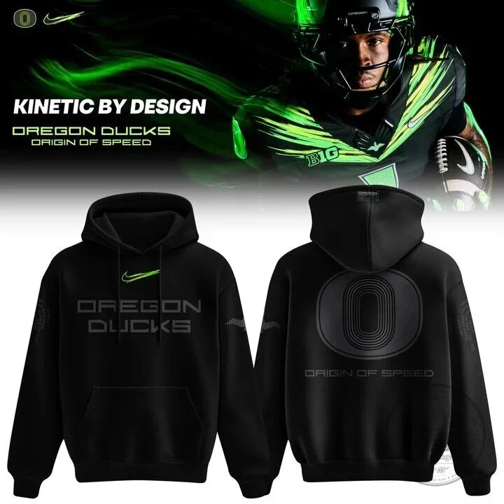 Black Hoodie by Kinetic By Design - Oregon Ducks Origin Of Speed Collection 5 Black Hoodie by Kinetic By Design - Oregon Ducks Origin Of Speed Collection