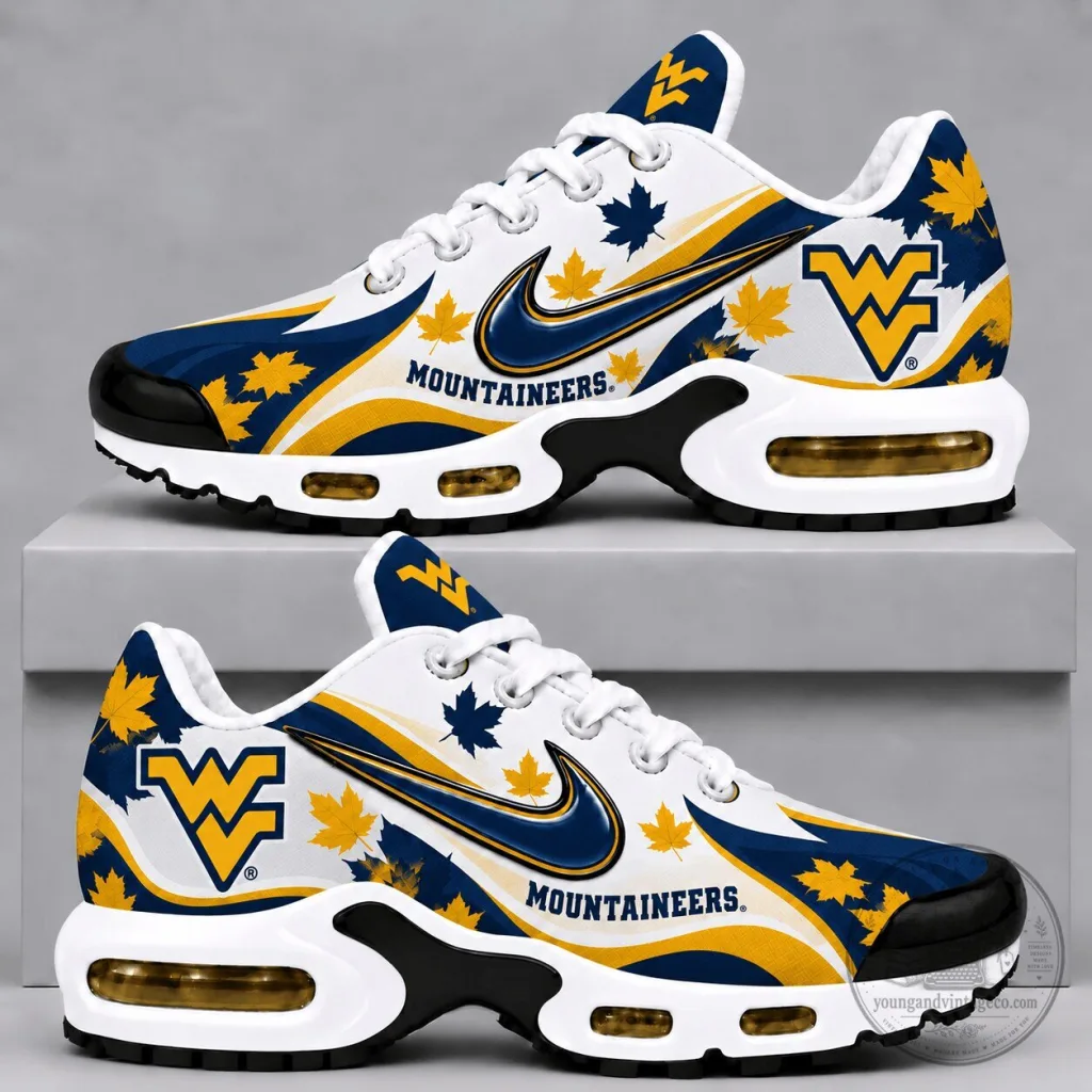 West Virginia Mountaineers Fall Season Air Max Running Shoes West Virginia Mountaineers Fall Season Air Max Running Shoes