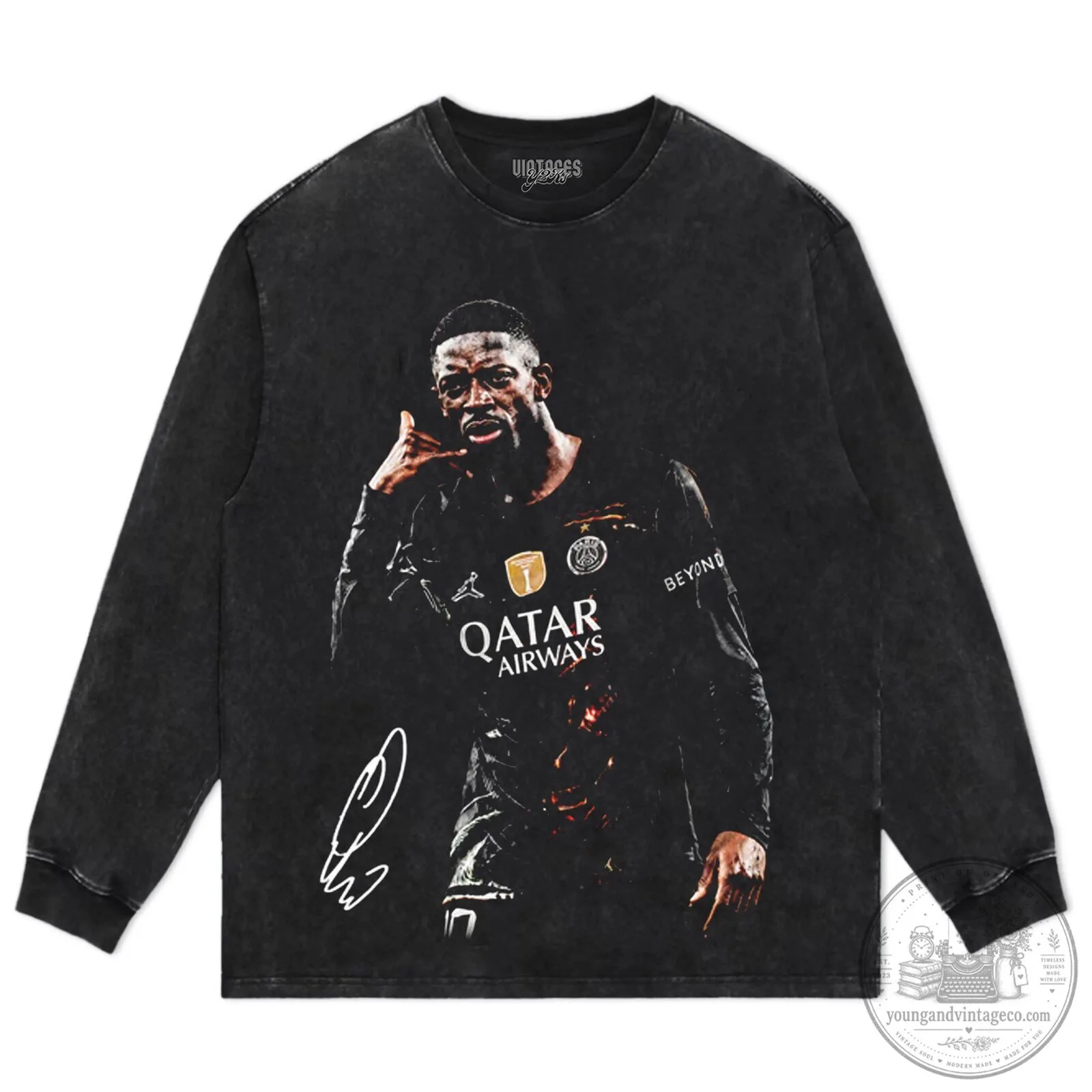 Ousmane Dembele Dialed In Football Player Graphic T-Shirt 12 Ousmane Dembele Dialed In Football Player Graphic T-Shirt
