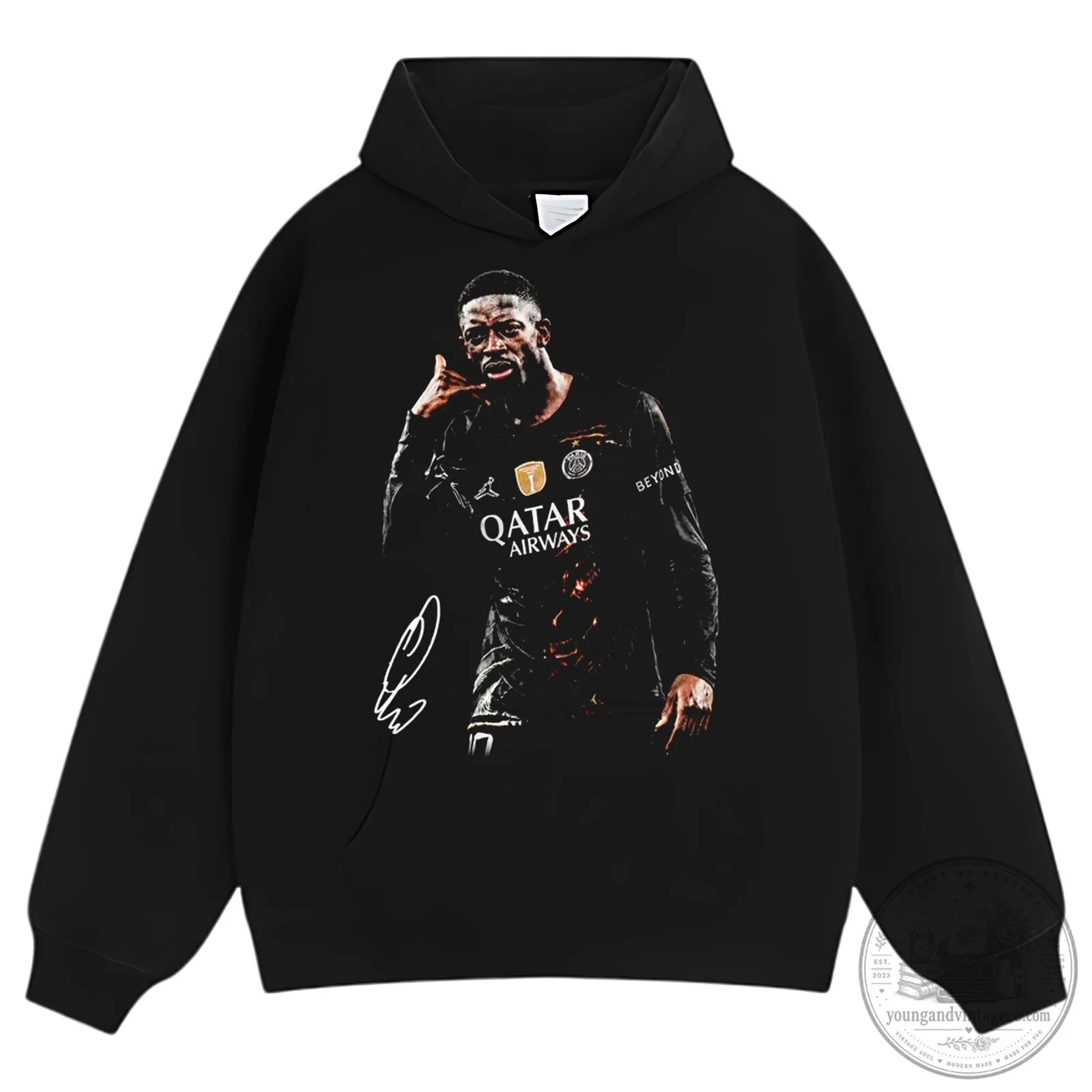 Ousmane Dembele Dialed In Football Player Graphic T-Shirt 13 Ousmane Dembele Dialed In Football Player Graphic T-Shirt