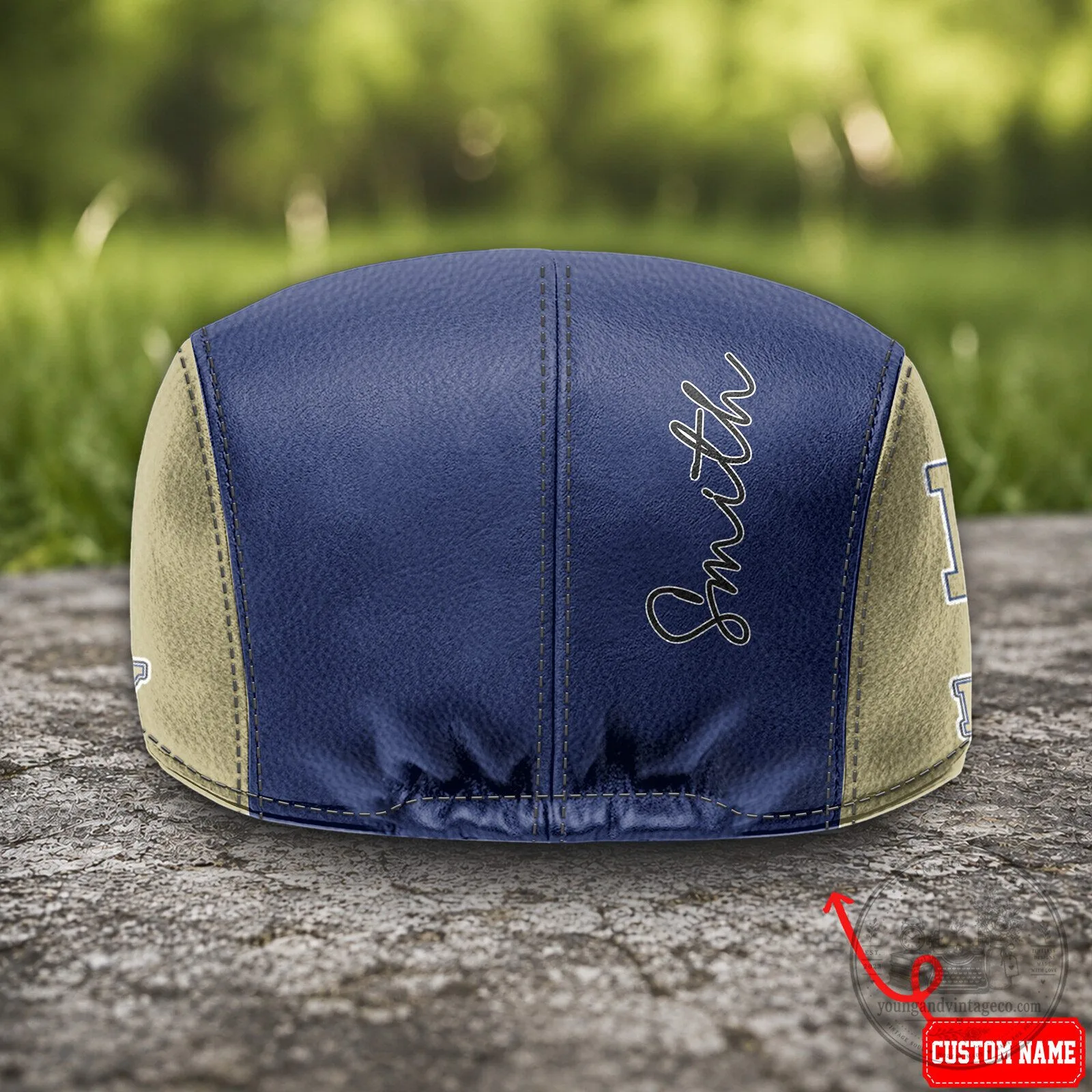 Navy Midshipmen NCAA Golf Flat Cap, United States Naval Academy Jeff Cap 7 Navy Midshipmen NCAA Golf Flat Cap, United States Naval Academy Jeff Cap