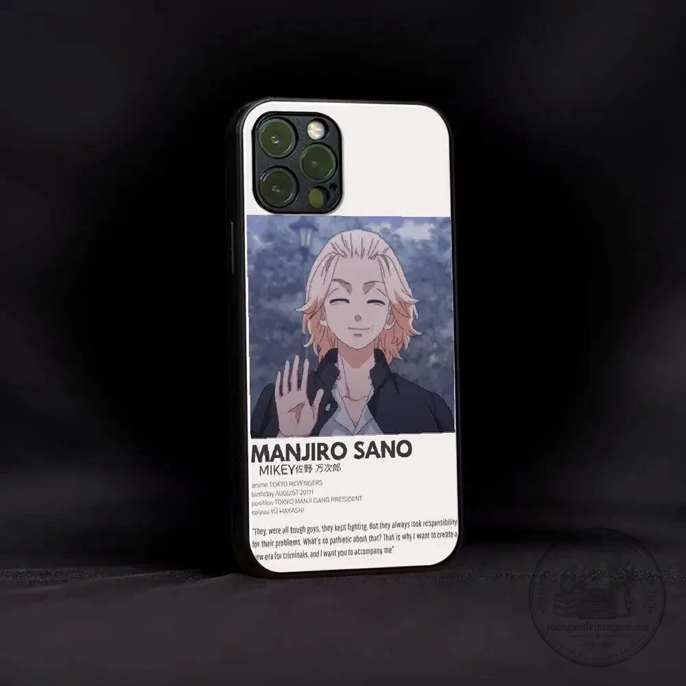 Manjiro Sano Mikey Tokyo Revengers Anime Character Phone Case
