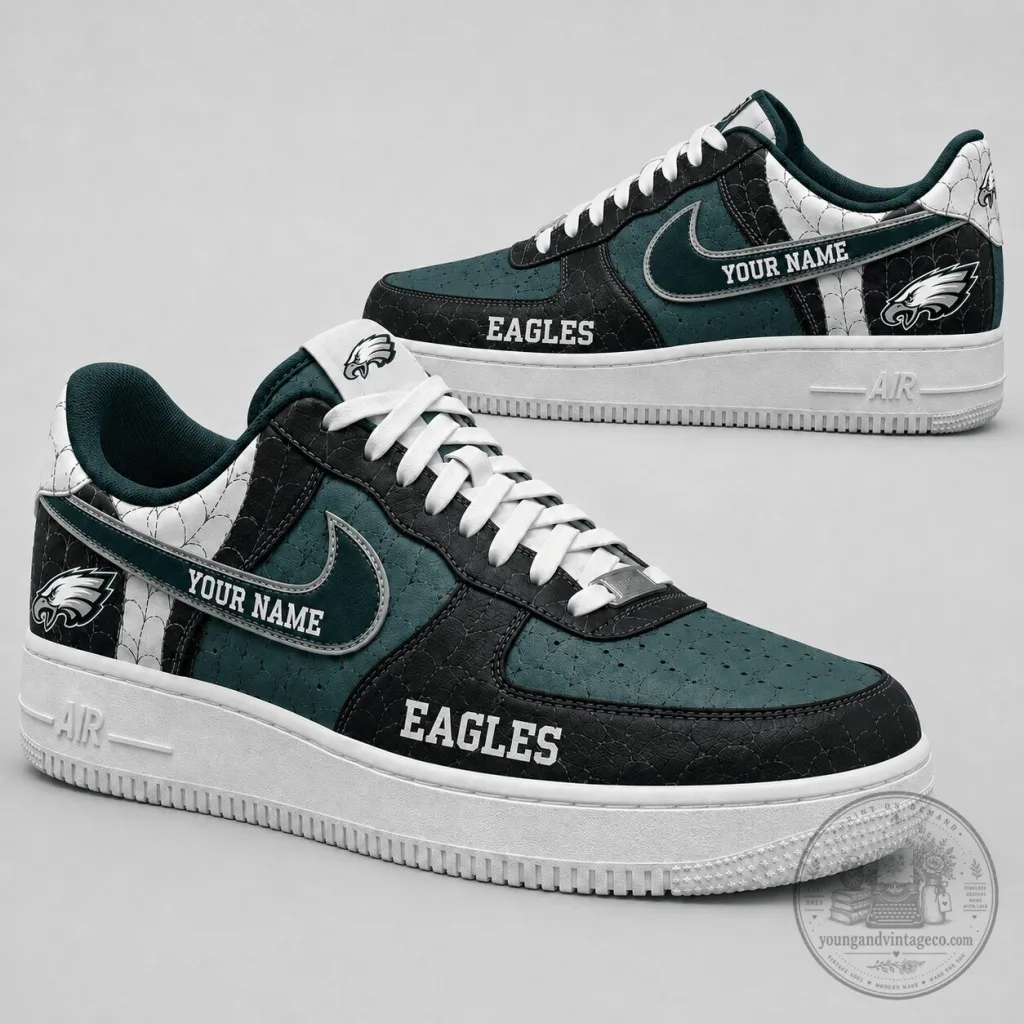 Philadelphia Eagles Personalized Low Top Sneakers Philadelphia Eagles Personalized Low Top Sneakers