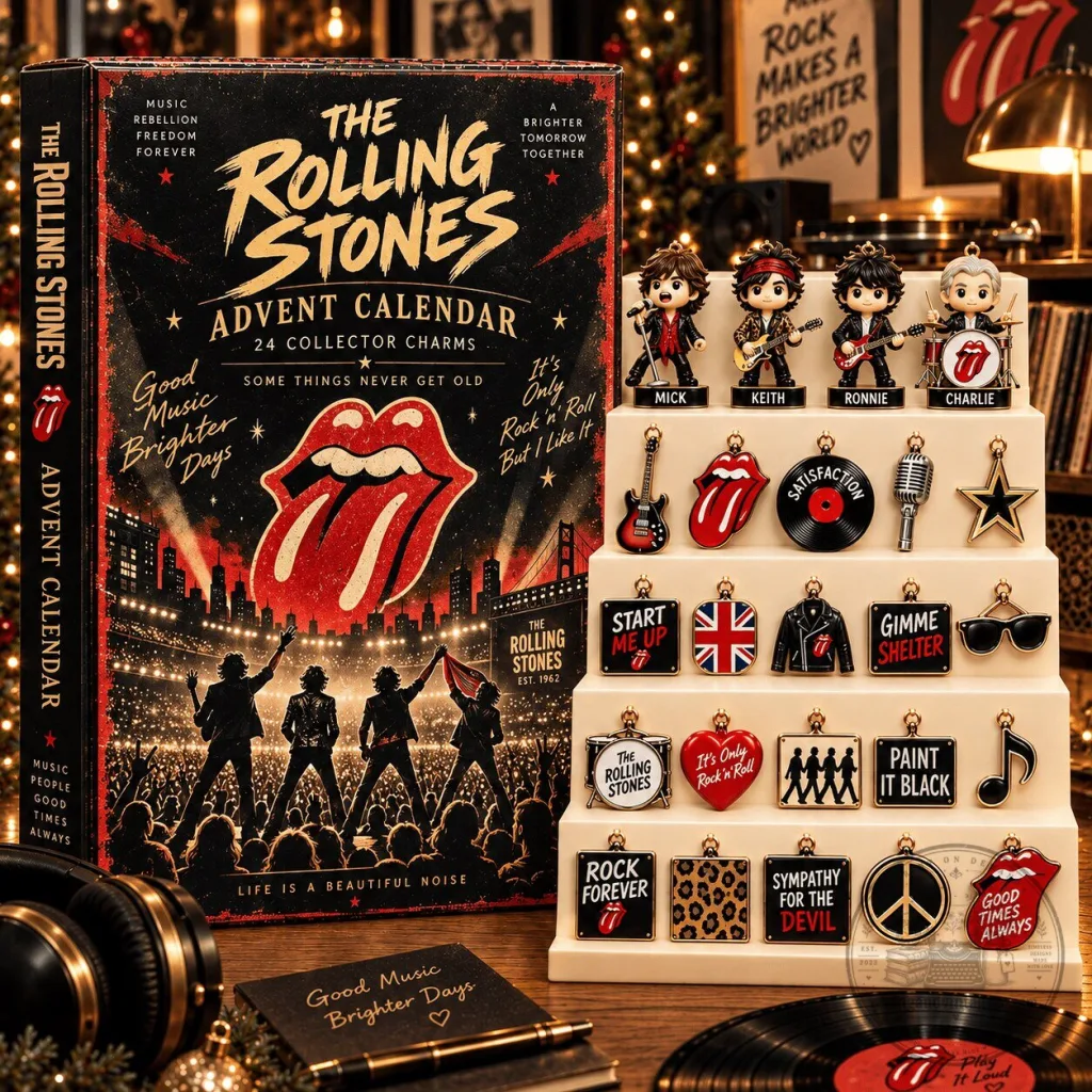 The Rolling Stones Advent Calendar 24 Collector Charms Blind Box