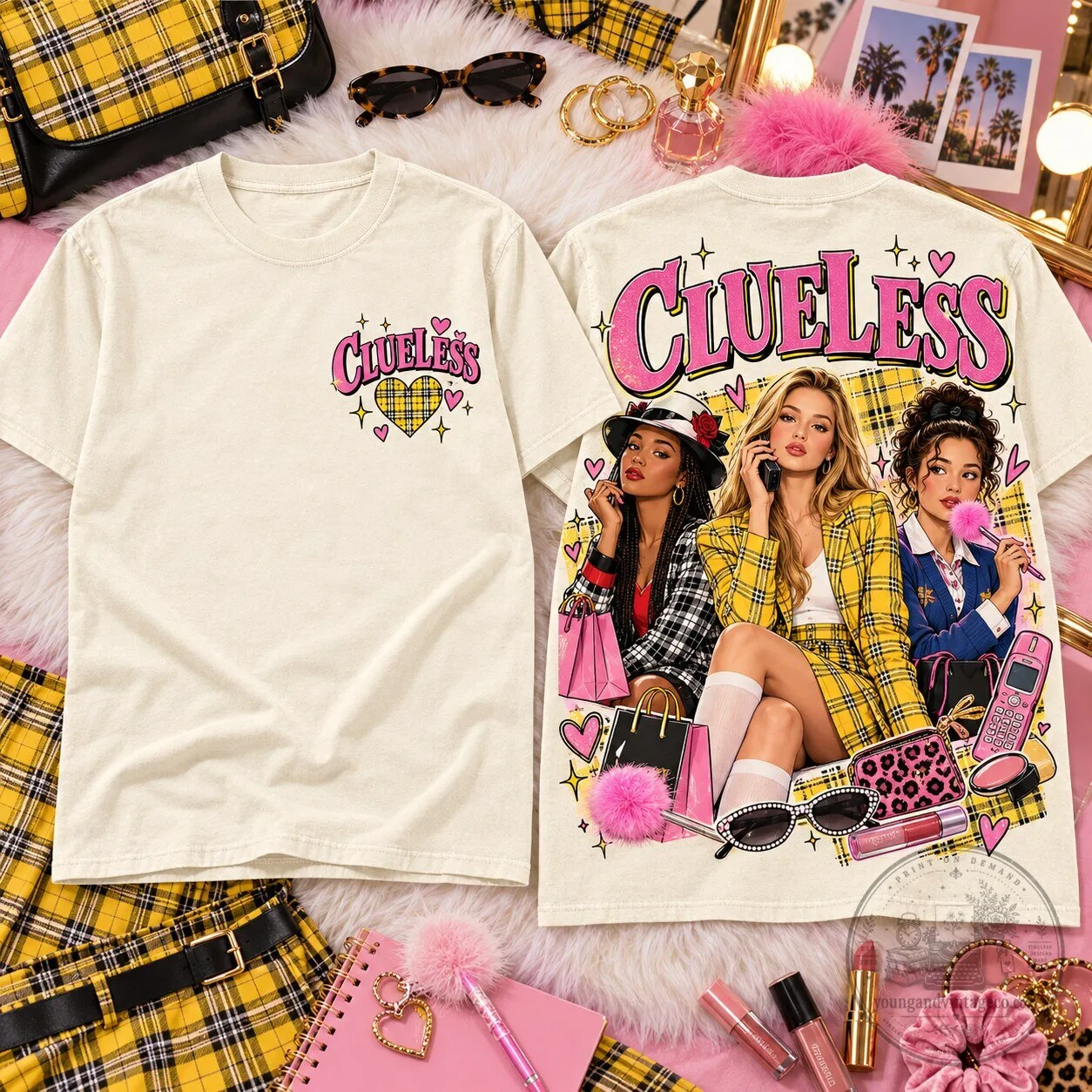 Clueless Beverly Hills Fashion Girls Movie Fan T-Shirt