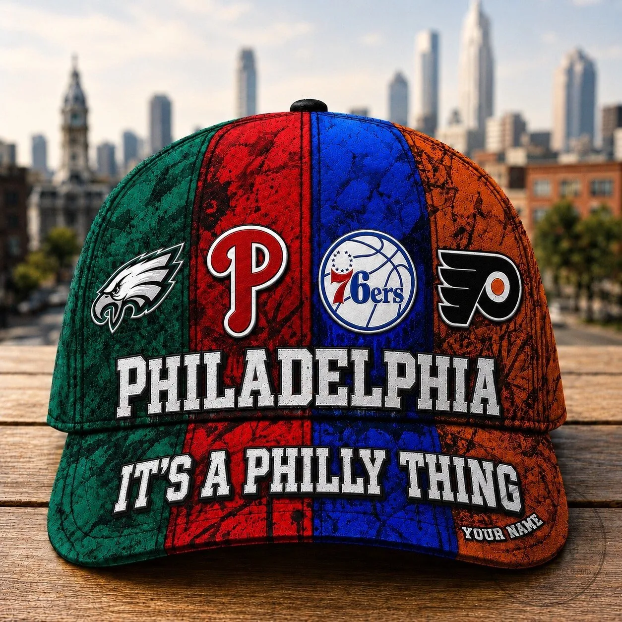 Custom Hat Featuring Philadelphia Sports Teams: It's A Philly Thing