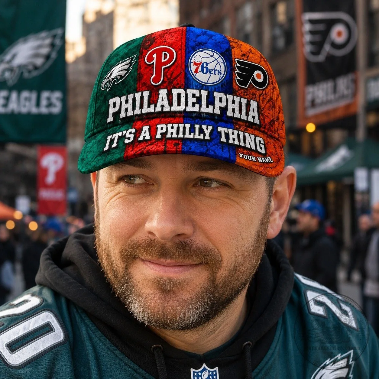 Custom Hat Featuring Philadelphia Sports Teams: It's A Philly Thing 15 Custom Hat Featuring Philadelphia Sports Teams: It