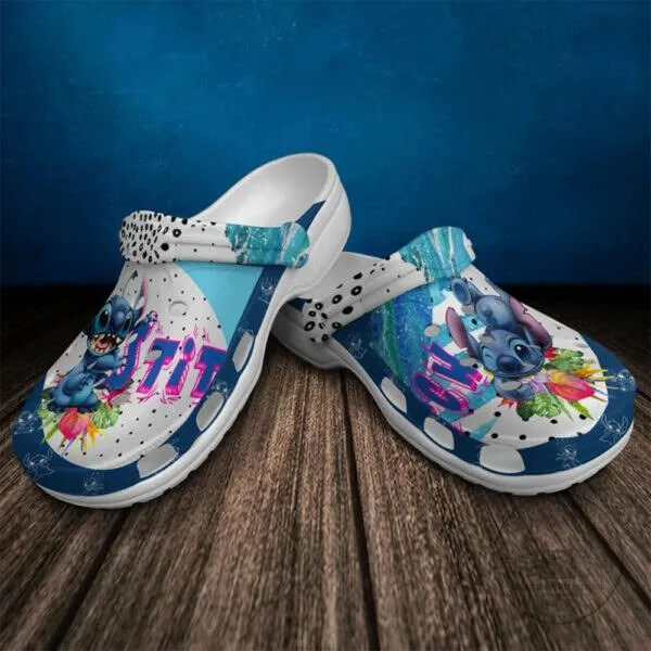 Disney Lilo and Stitch Cartoon Character Crocs Shoes 5 Disney Lilo and Stitch Cartoon Character Crocs Shoes