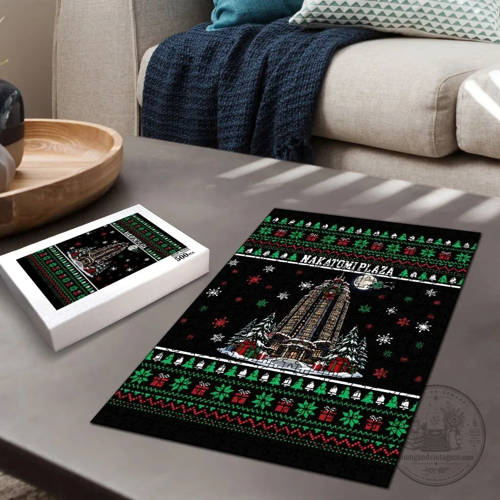 Nakatomi Plaza Christmas Party Ugly Sweater Style Jigsaw Puzzle 8 Nakatomi Plaza Christmas Party Ugly Sweater Style Jigsaw Puzzle