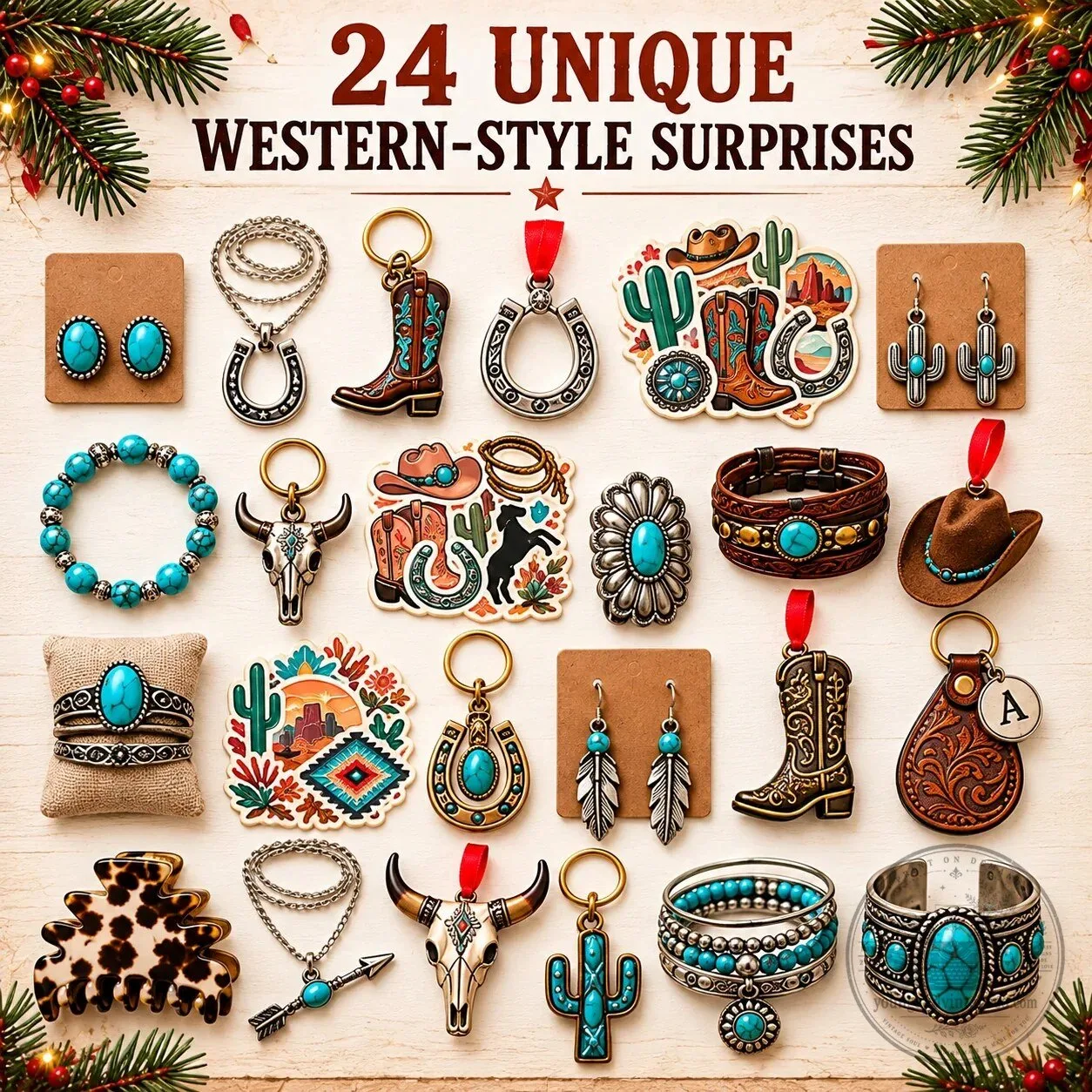 Cowgirl Christmas 24 Day Western Surprises Advent Countdown Calendar 10 Cowgirl Christmas 24 Day Western Surprises Advent Countdown Calendar